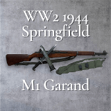 SPRINGFIELD ARMORY M1 Garand WW2 1944 .30-06 SPRG - 1 of 3