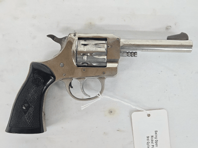 H&R 930, Nickel Plated, Swing Open Cylinder .22 LR - Image 1 of 3