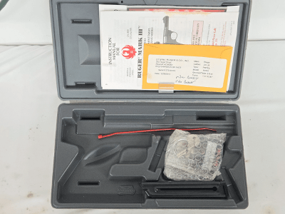 RUGER Unfired MKIII w/2 Mags, Original Hard Case, 2011 Build .22 LR - Image 2 of 3