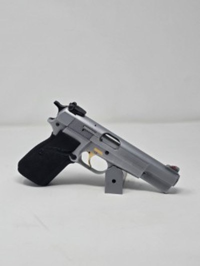BROWNING Hi Power Nickel 9MM LUGER (9x19 PARA) - Image 1 of 3