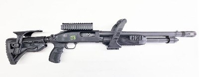 MOSSBERG ZOMBIE CHAINSAW PUMP ACTION12 GA - Image 1 of 3