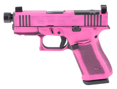 GLOCK G43X MOS BUBBLEGUM PINK 9MM LUGER (9x19 PARA) - Image 1 of 1