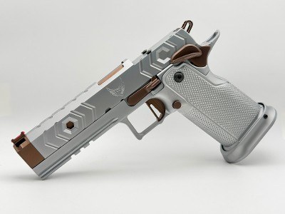 PHOENIX TRINITY FIREARMS H-TAC COMPENSATED LINKLESS BARREL VULCAN MACHINE WERKS SILVER OPTICS READY 9MM LUGER (9x19 PARA) - Image 2 of 2