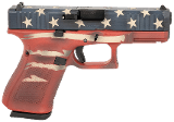 GLOCK G19 GEN5 (US FLAG CUSTOM) 9MM LUGER (9x19 PARA) - Image 1 of 1