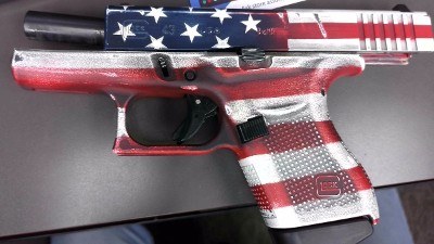 GLOCK 43 USA FLAG (U14350201) 9MM LUGER (9x19 PARA) - Image 1 of 1