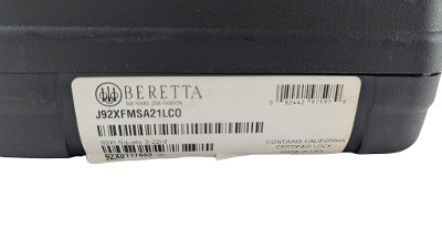 BERETTA 92XI 9MM LUGER (9x19 PARA) - Image 13 of 13