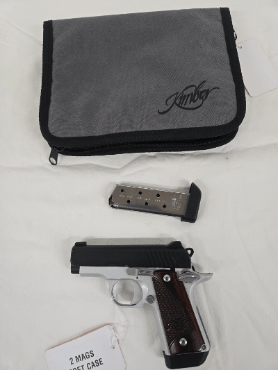 KIMBER Micro Two-Tone w/2 Mags, Soft Case .380 ACP - Image 1 of 8