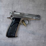 CZ 75 Factory Nickel Plated RARE 9MM LUGER (9x19 PARA) - 5 of 15