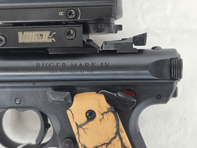 RUGER Mark IV 22/45 Tactical w/Volquartsen Trigger, Original Box, Magazine .22 LR - Image 5 of 9