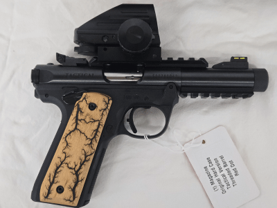 RUGER Mark IV 22/45 Tactical w/Volquartsen Trigger, Original Box, Magazine .22 LR - Image 7 of 9