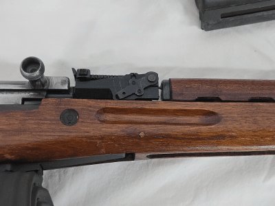 NORINCO SKS AK-47 w/Drum Mag, 5 Magazines, Original Internal Mag, 3 Scope Mounts 7.62x39mm - Image 12 of 14