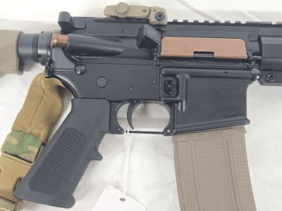 ANDERSON MANUFACTURING AR-15 Custom Build FDE Magpul Sights, Sling, Magazine .223 WYLDE - Image 5 of 11
