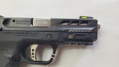 SMITH & WESSON M&P 380 SHIELD EZ PERFORMANCE CENTER .380 ACP - Image 9 of 9