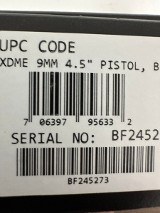 SPRINGFIELD ARMORY XDME9459BHCOSP 9MM LUGER (9x19 PARA) - 12 of 12