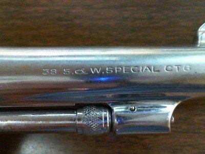SMITH & WESSON REVOLVER HANDGUN .38 SPL - Image 5 of 6