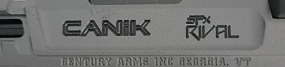 CANIK SFX RIVAL 9MM LUGER (9x19 PARA) - Image 9 of 12
