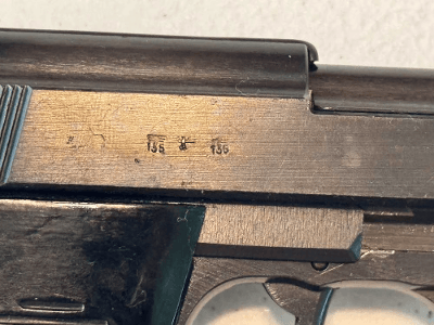 WALTHER P.38 BYF43 Mfg. 1943 Matching Eagle/135 9MM LUGER (9x19 PARA) - Image 18 of 25