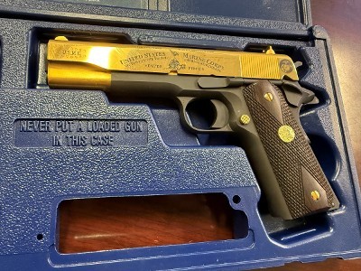 COLT SERIES 80 USMC VICTORY IN THE PACIFIC .45 ACP - Image 3 of 5