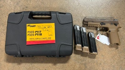 SIG SAUER 320F-9FM17-MS 9MM LUGER (9x19 PARA) - Image 1 of 8
