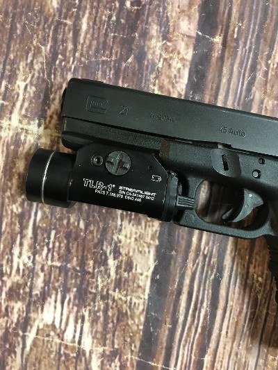 GLOCK G21 SF Police Trade In w/ Ameriglo Night Sights + Streamlight TLR-1.45 ACP - Image 4 of 8