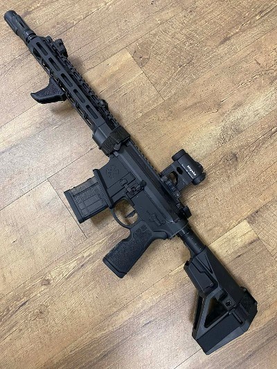 NOVESKE N4 ARP PISTOL AR-15 AR 223 WYLDE SILENCERCO AR UPPER AIMPOINT MODLITE .223 WYLDE - Image 4 of 11
