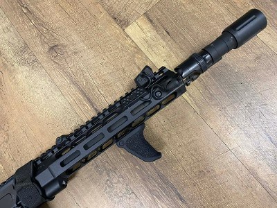 NOVESKE N4 ARP PISTOL AR-15 AR 223 WYLDE SILENCERCO AR UPPER AIMPOINT MODLITE .223 WYLDE - Image 3 of 11