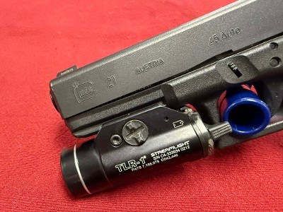 GLOCK G21 45 ACP SF Police Trade In w/ TLR-1 + Ameriglo Glock Night Sights .45 ACP - Image 4 of 11