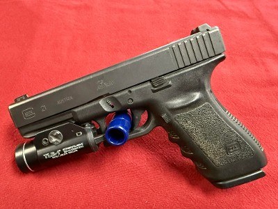 GLOCK G21 45 ACP SF Police Trade In w/ TLR-1 + Ameriglo Glock Night Sights .45 ACP - Image 5 of 8