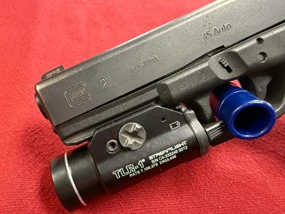 GLOCK G21 45 ACP SF Police Trade In w/ TLR-1 + Ameriglo Glock Night Sights .45 ACP - Image 7 of 8