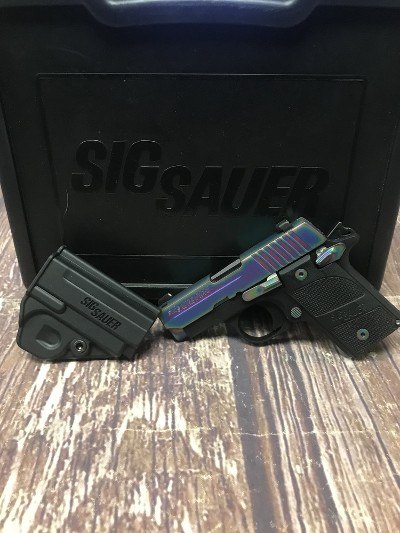 SIG SAUER P238 Titanium Rainbow.380 ACP - Image 1 of 6