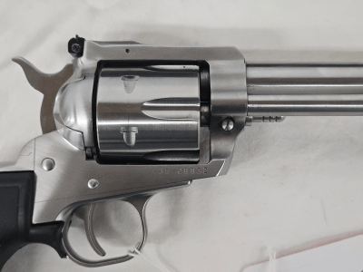 RUGER New Model Blackhawk, Stainless w/Original Hard Case .357 MAG - Image 4 of 12