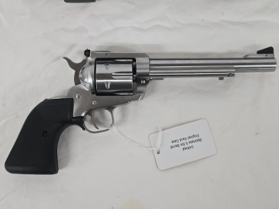 RUGER New Model Blackhawk, Stainless w/Original Hard Case .357 MAG - Image 2 of 12
