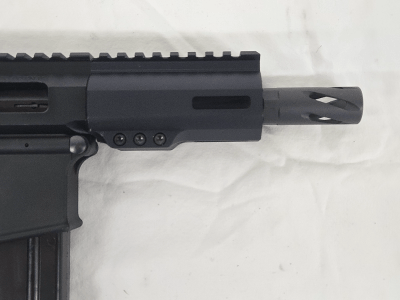 DAVIDSON FIREARMS CO Davidsion Defense/BCA AR-15 Pistol, SBA5 Brace, Range Bag, Magazine, Side Charger .22 WMR - Image 2 of 9