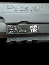 SIG SAUER P226 MK-25 9MM LUGER (9x19 PARA) - Image 2 of 4