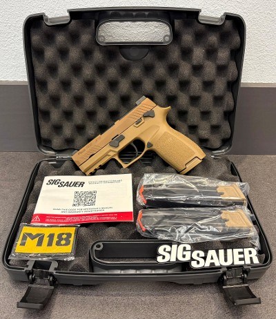 SIG SAUER P320 M18 9MM LUGER (9x19 PARA) - Image 1 of 4