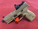 FN 509 SUB COMPACT FDE 9MM MOS VIPER RED DOT 9MM LUGER (9x19 PARA) - Image 5 of 7