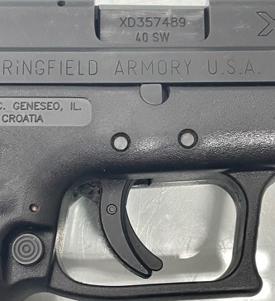 SPRINGFIELD ARMORY XD-40 SUB-COMPACT .40 S&W - Image 5 of 17