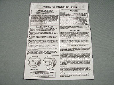 ASTRA 1921 9MM LUGER (9x19 PARA) - Image 9 of 10