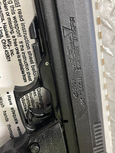 HI-POINT JHP .45 ACP - Image 2 of 5