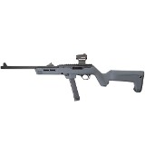RUGER PC CARBINE + BACKPACKER STOCK, HOLOSUN OPTIC, 6 MAGS 9MM LUGER (9X19 PARA) - 1 of 3