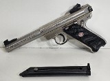 RUGER MARK II TARGET STAINLESS .22 LR - Image 1 of 9