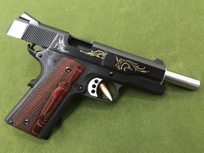 SPRINGFIELD ARMORY 1911 GARRISON BLUED ENGRVER .45 ACP - Image 2 of 5