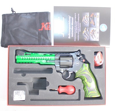 KORTH NEW KORTH NIGHTHAWK CUSTOM SUPER SPORT GTA 357 MAGNUM 6" BBL GREEN / DLC .357 MAG - Image 8 of 12