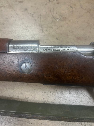DEUTSCHE WAFFEN 1909 Argentine7.65X53MM ARGENTINE (7.65X53MM MAUSER) - Image 10 of 15