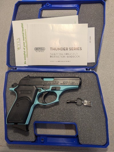BERSA THUNDER 380 BLUE .380 ACP - Image 1 of 4