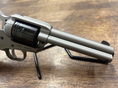 RUGER WRANGLER [BLK/SLVR] .22 LR - Image 6 of 7