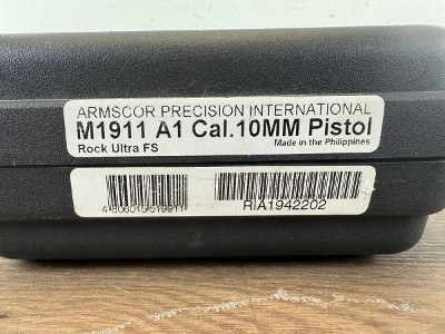 ARMSCOR M1911 A1 FS-TACT. II 10mm Auto - Image 10 of 10