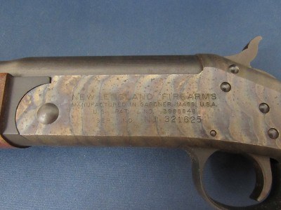 NEW ENGLAND FIREARMS CO. PARDNER MODEL SB1 20 GA - Image 3 of 4