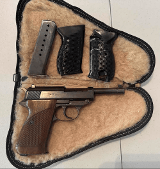 WALTHER P.38 AC42 Mfg. 1942 Matching + 2 Mags, Case & Extra Grip 9MM LUGER (9x19 PARA) - Image 1 of 25