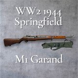 SPRINGFIELD ARMORY M1 Garand WW2 1944 .30-06 SPRG - Image 1 of 11